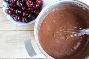 Clafoutis cerises chocolat noir2