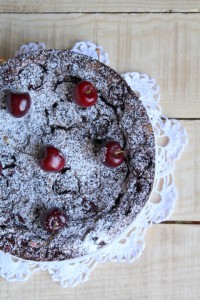 Clafoutis cerises chocolat noir4