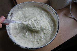 Gâteau roulé salé courgette et champignon 3