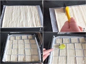 Feuilletées aux crème de chocolat