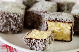 Lamington (gâteau australien)1