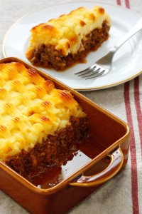 Shepherds pie (spécialité irlandaise)